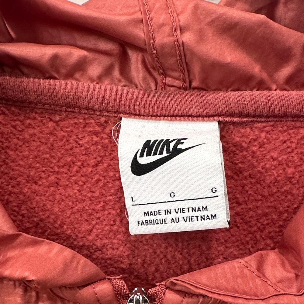 Nike Rust Red Half-Zip Hoodie - Picture 5 of 5
